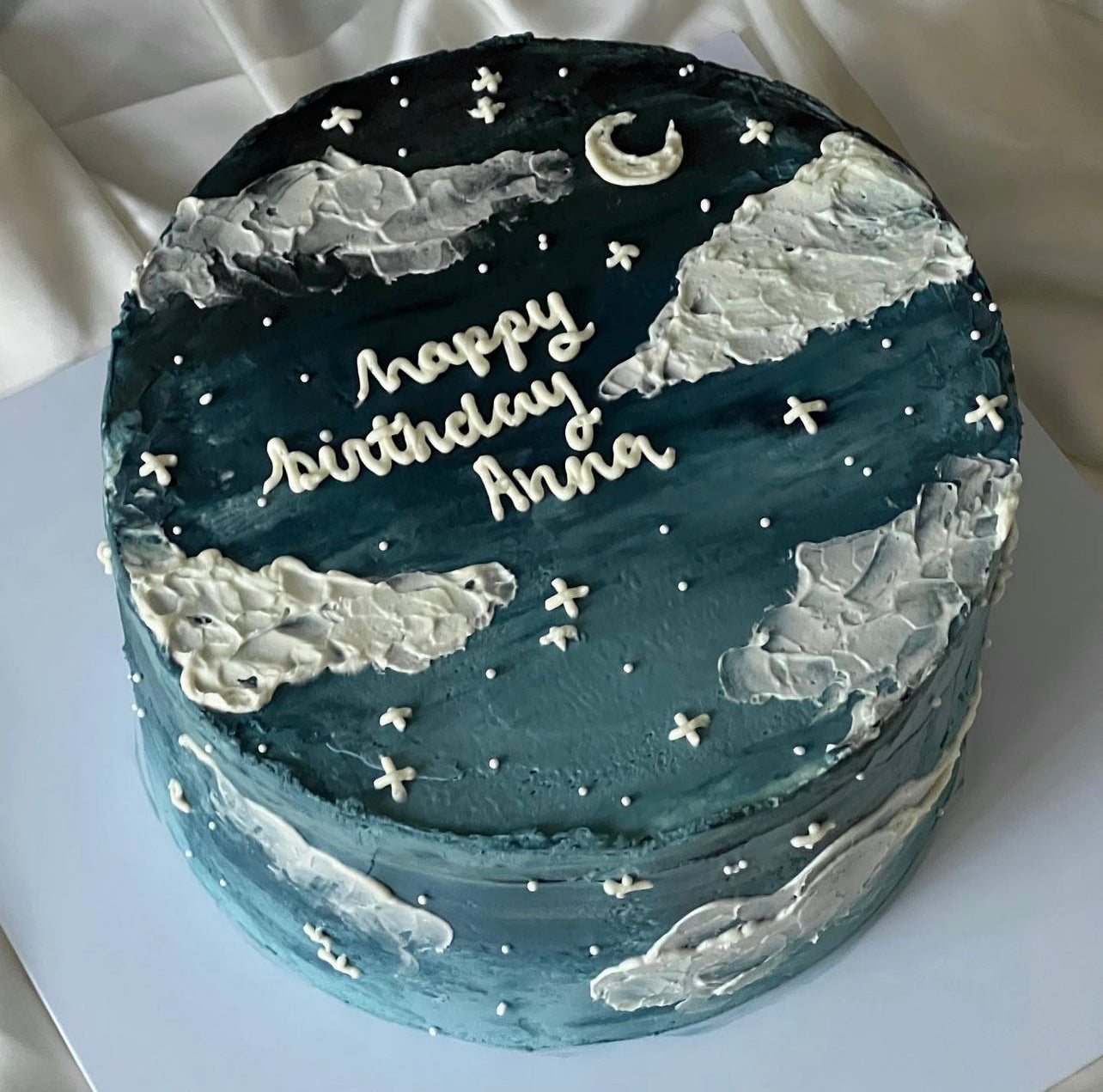 Starry night cake